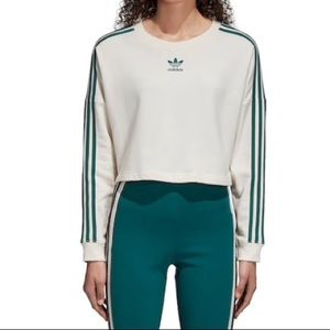 Adidas Trefoil Crop Crewneck